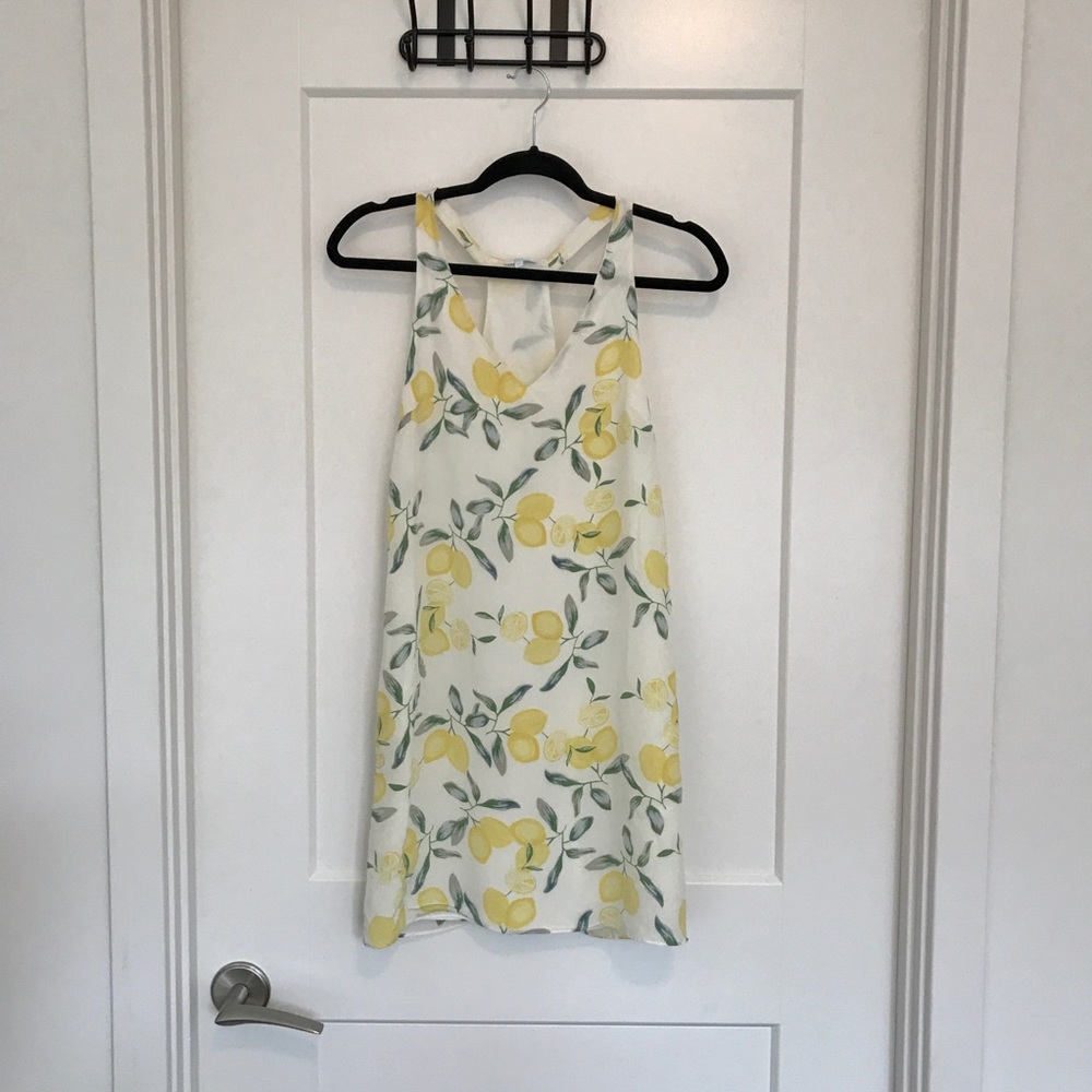 ELORIE lemon dress NWOT